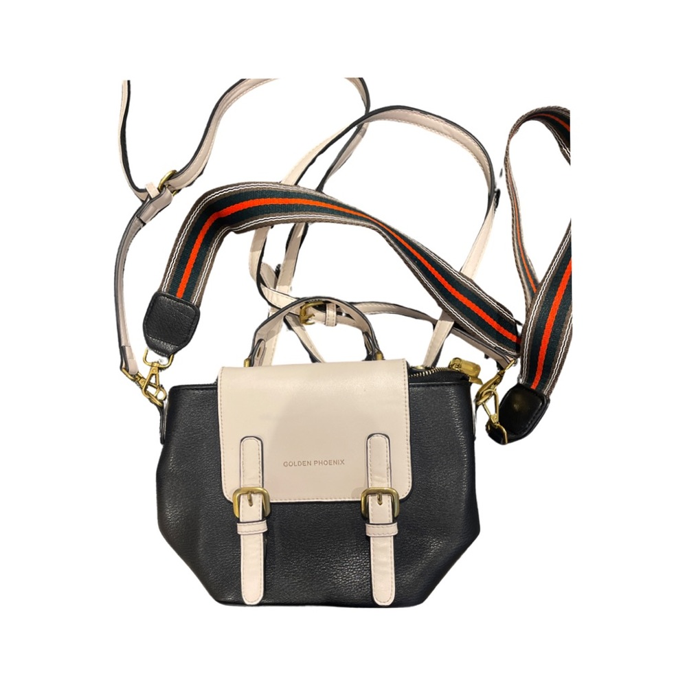 Black and Cream Women's Bag